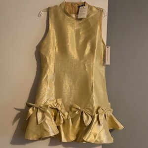 Sister Jane Gold Mini Dress